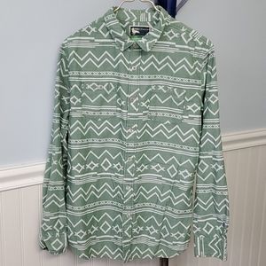 Modern amusement button down